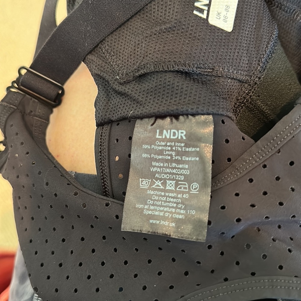 Lndr Women's Black Sports Bra - Picture 7 of 7